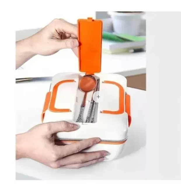 Lonchera Eléctrica Portátil con cuchara