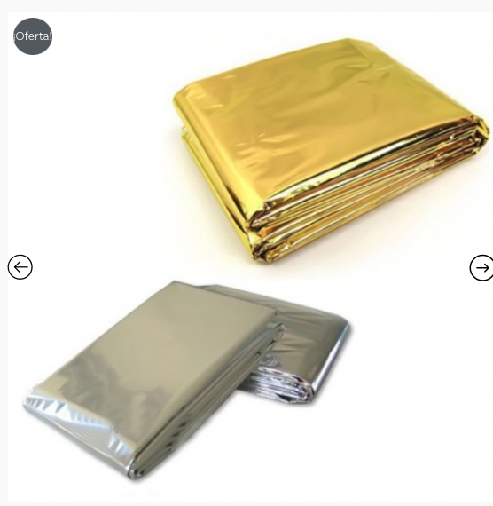 Manta Termica Emergencia Camping 3un