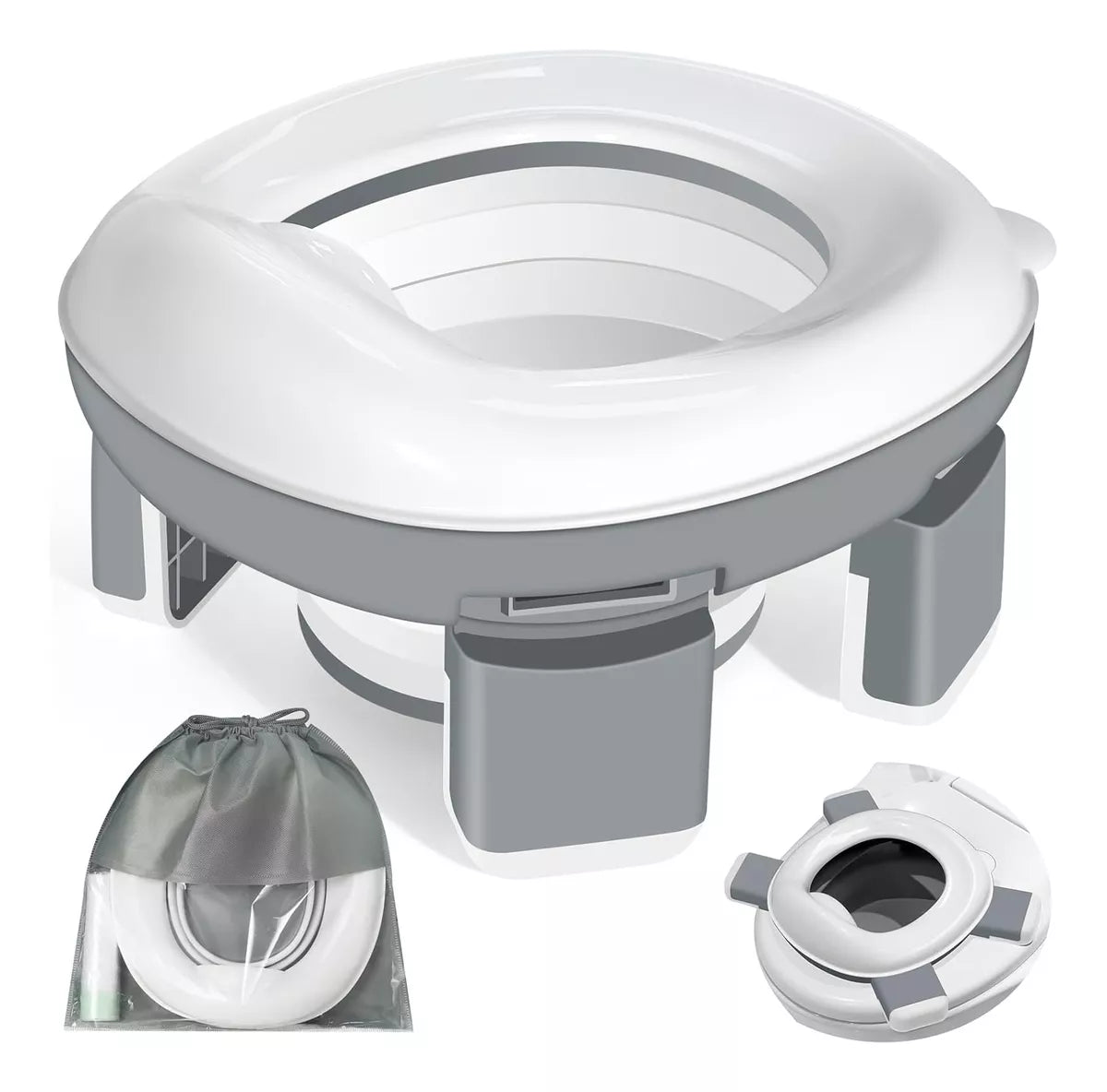 Gray helmet for bikers