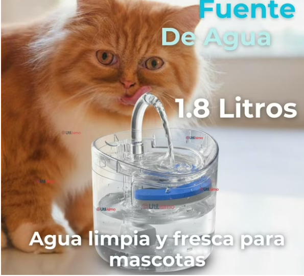 bebedero de agua para mascotas