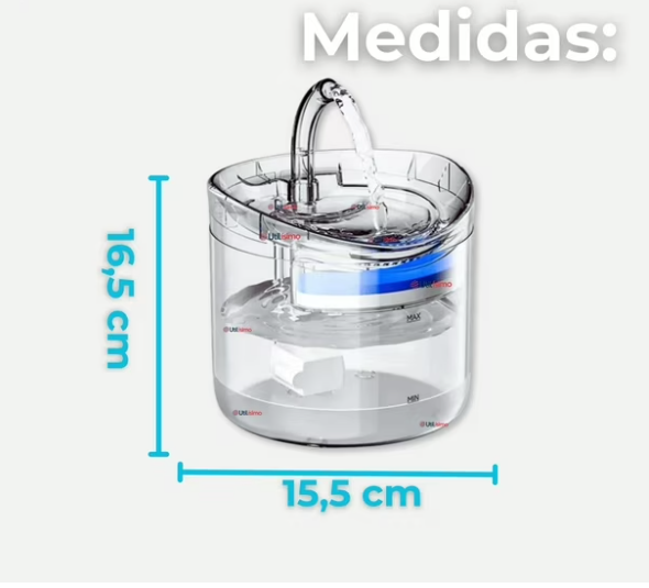 bebedero de agua para mascotas