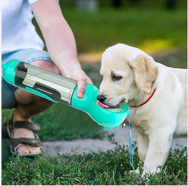 Botella de agua portable para mascotas