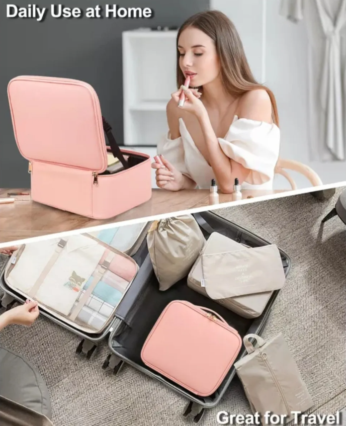 Caja de maquillaje luminosa