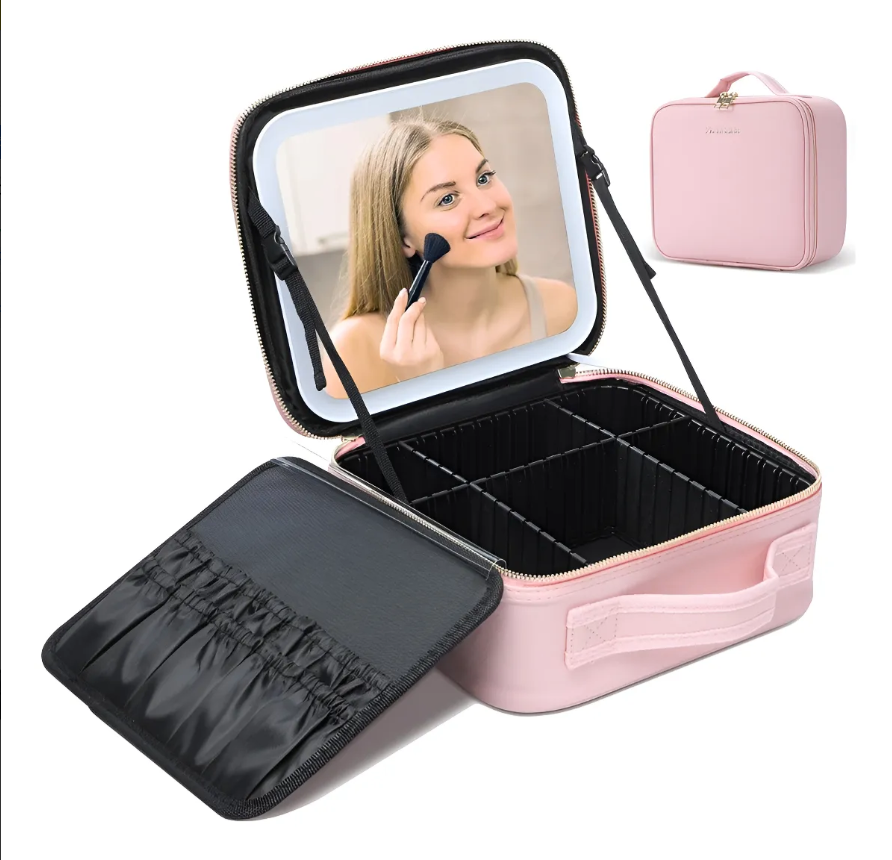 Caja de maquillaje luminosa