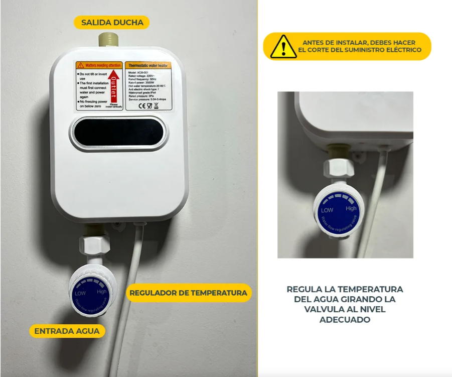 Calefont Ducha Electrico
