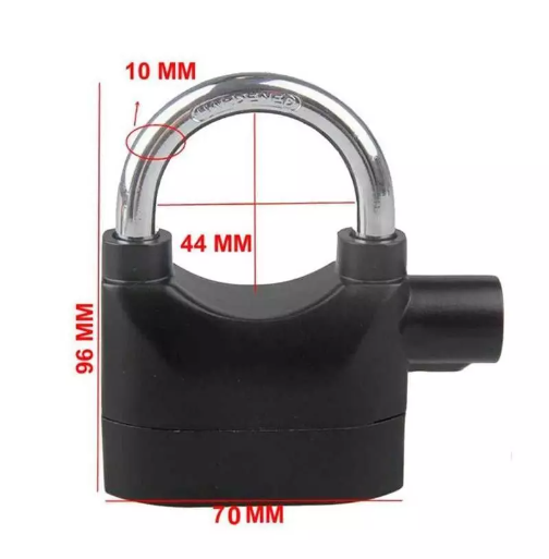 Candado Anti Robo con Alarma