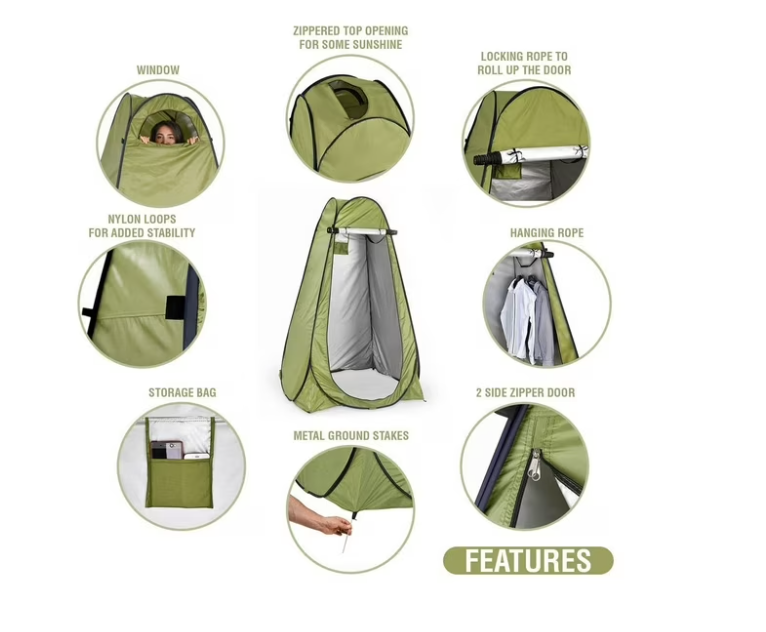 Carpa 1 Persona  Baño Camping