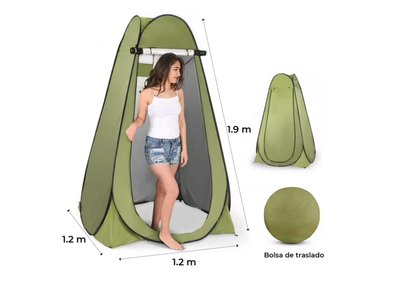 Carpa 1 Persona  Baño Camping
