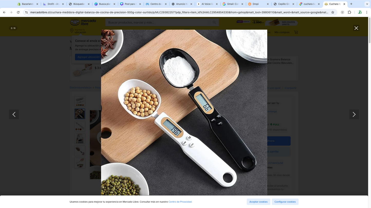 CUCHARA BASCULA ELECTRONICA