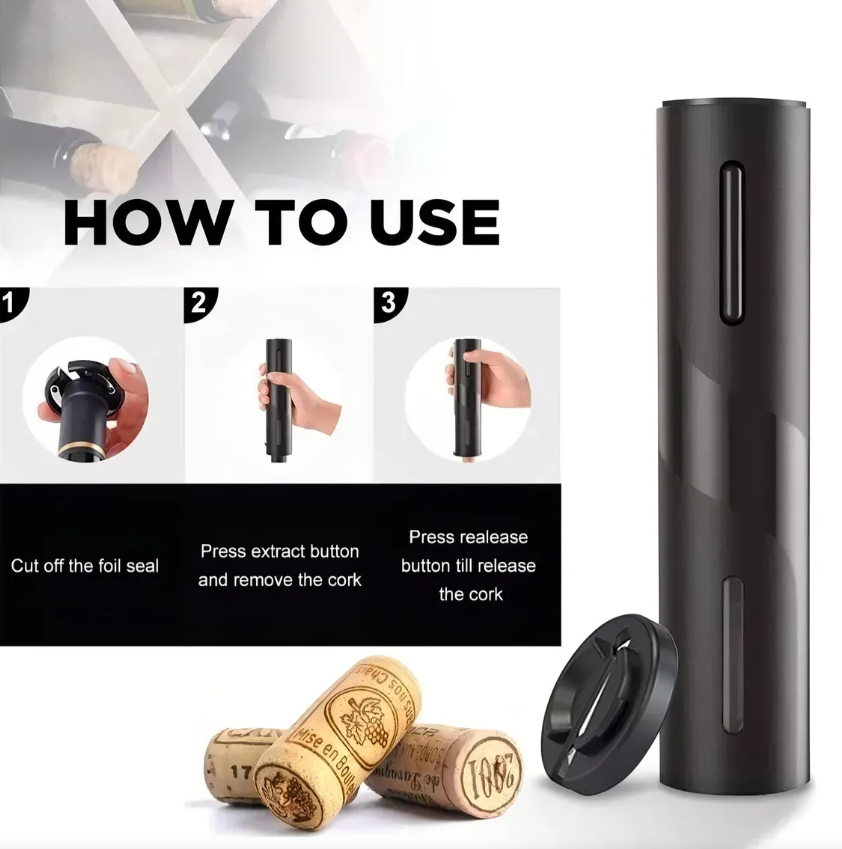 Destapador Sacacorchos Electrico