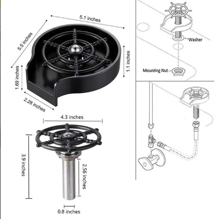 Enjuagadora De Vasos Automática