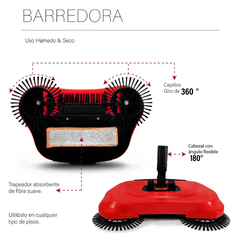 Escoba Magica 3 En 1