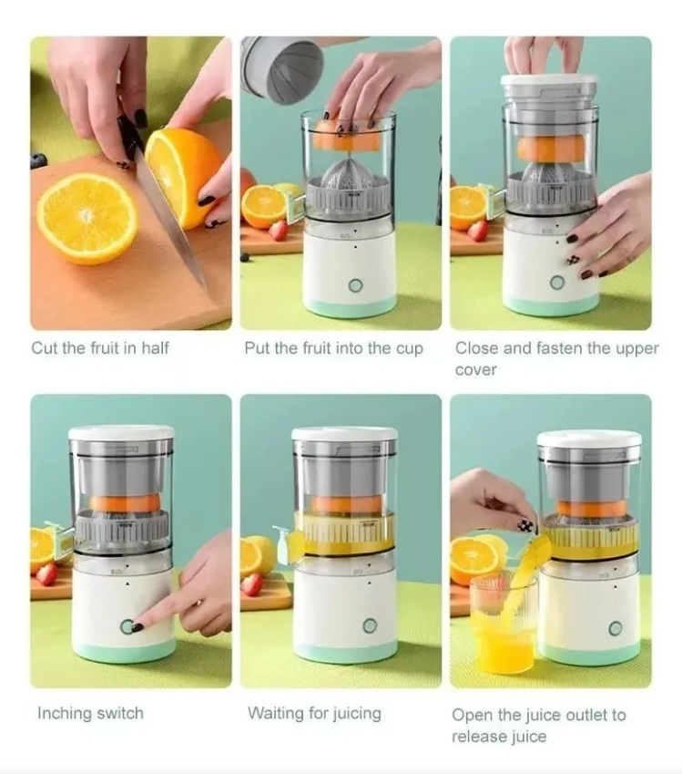 🍊🥤EXPRIMIDOR ELECTRICO INALAMBRICO