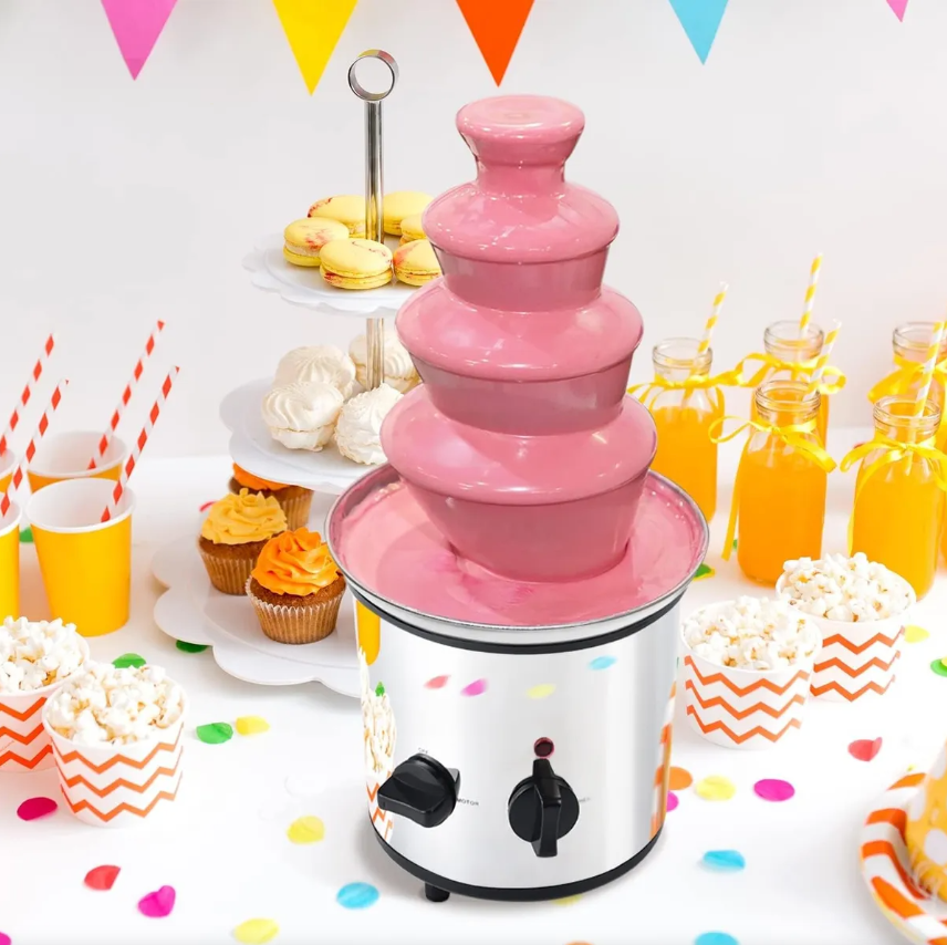 Fuente fondue chocolate 3 niveles 220v