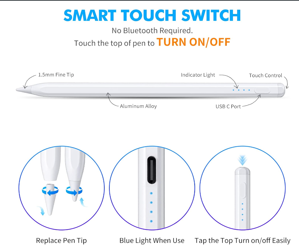 Stylus Pen (Lápiz Táctil) Capacitivo Sam
