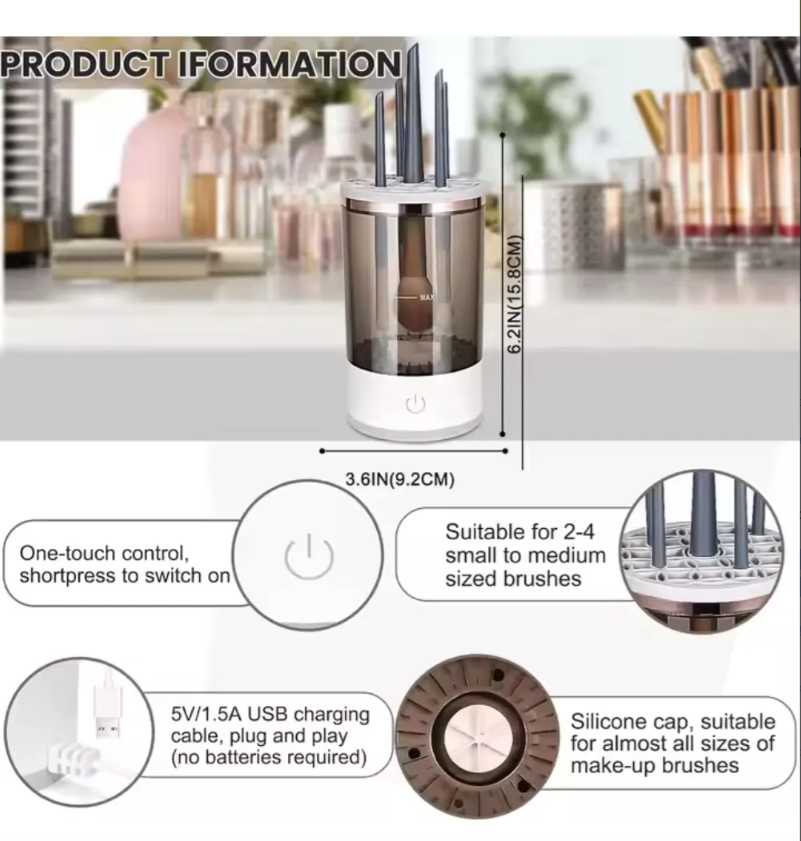 Lavadora De Brochas Maquillaje