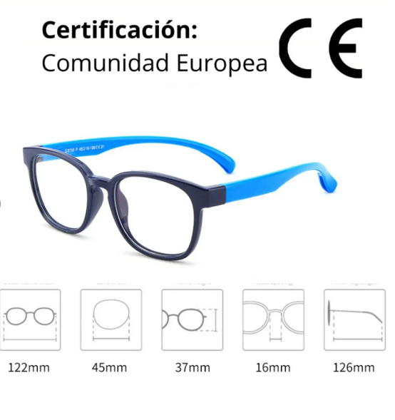 Lentes nino filtro azul