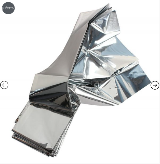 Manta Termica Emergencia Camping 3un