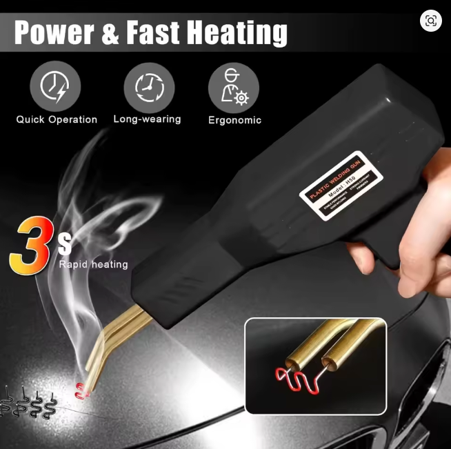 Maquina soldadora grapadora con pistola