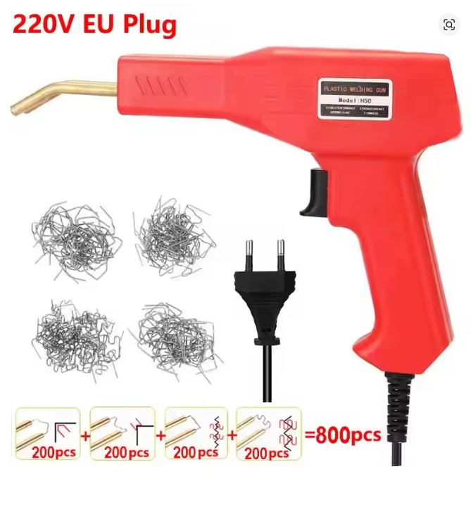 Maquina soldadora grapadora con pistola