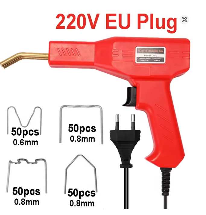 Maquina soldadora grapadora con pistola