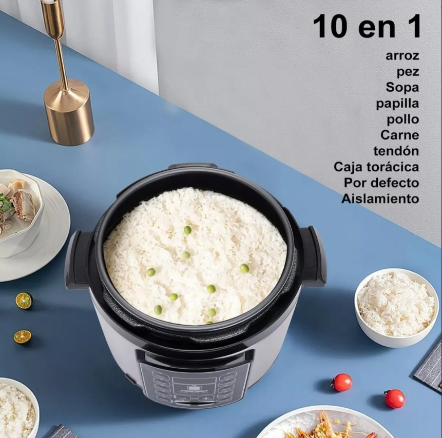 Olla De Presión Eléctrica 10 Modos 6L