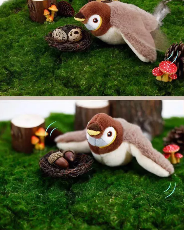 Juguete interactivo pájaro volador