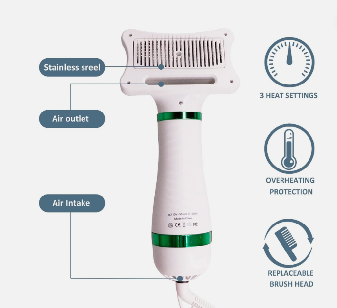 Súper Secadora de Mascotas 3 en 1