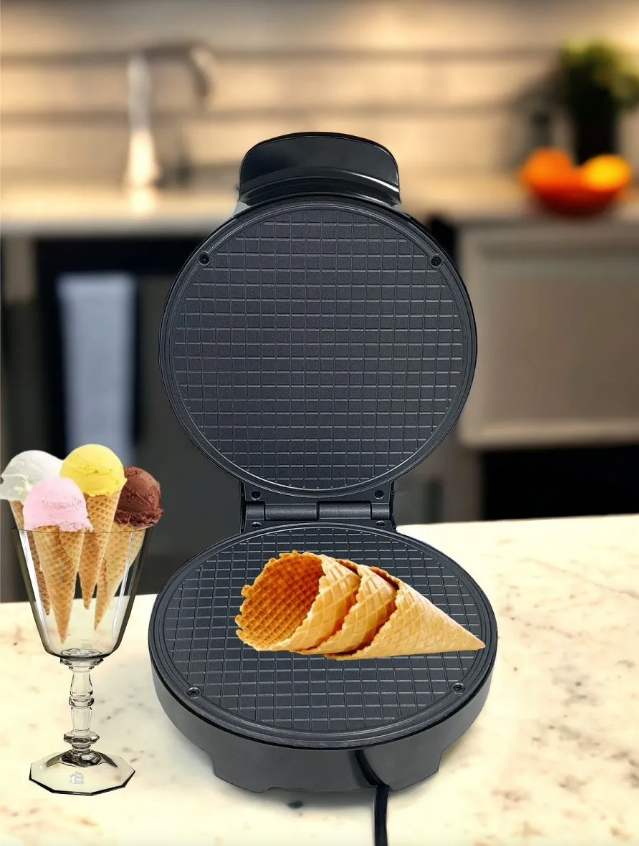 Tostadora panqueques conos obleas helado