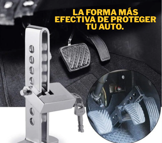 Traba Pedal Seguridad Auto Antirrobo